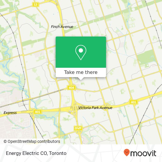 Energy Electric CO map