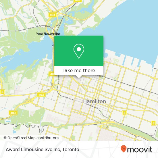 Award Limousine Svc Inc map