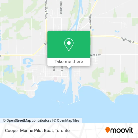 Cooper Marine Pilot Boat map
