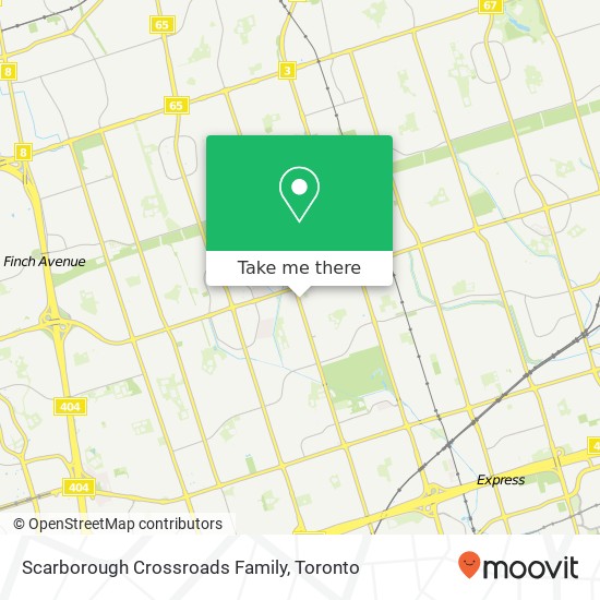 Scarborough Crossroads Family map