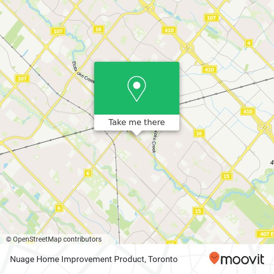 Nuage Home Improvement Product map