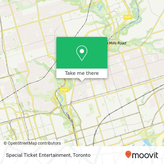 Special Ticket Entertainment map