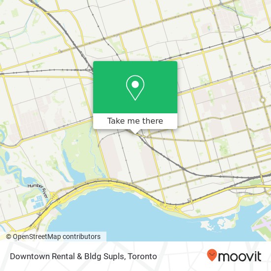 Downtown Rental & Bldg Supls map