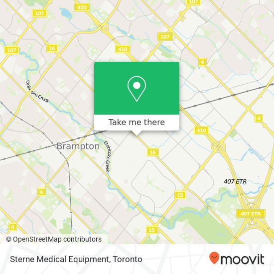 Sterne Medical Equipment map