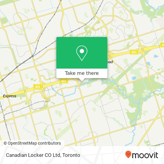 Canadian Locker CO Ltd map