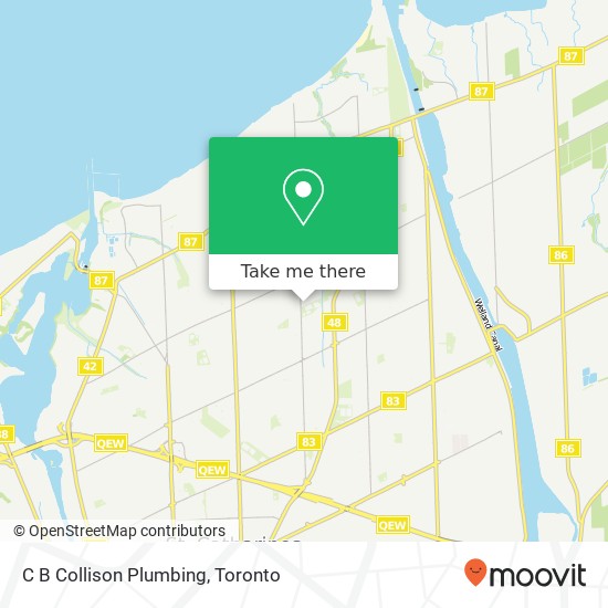 C B Collison Plumbing map