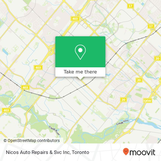 Nicos Auto Repairs & Svc Inc map