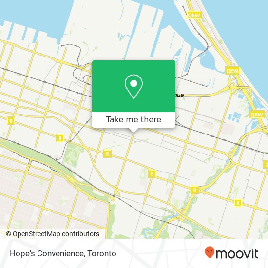 Hope's Convenience map