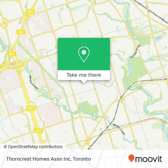 Thorncrest Homes Assn Inc map