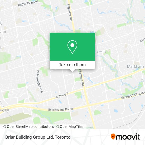 Briar Building Group Ltd map