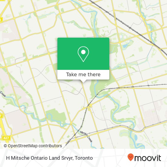 H Mitsche Ontario Land Srvyr map
