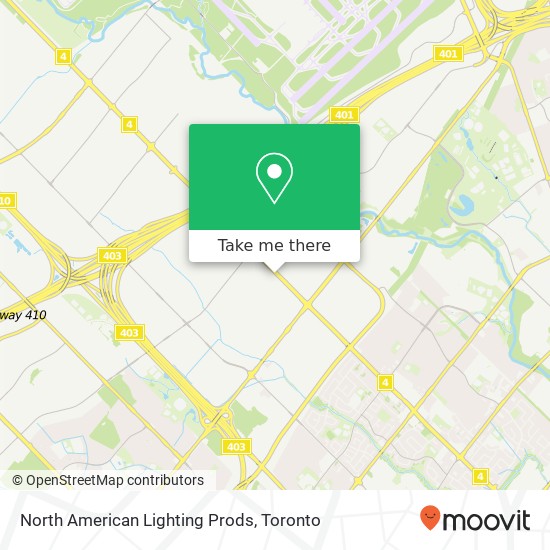 North American Lighting Prods map