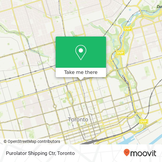 Purolator Shipping Ctr map