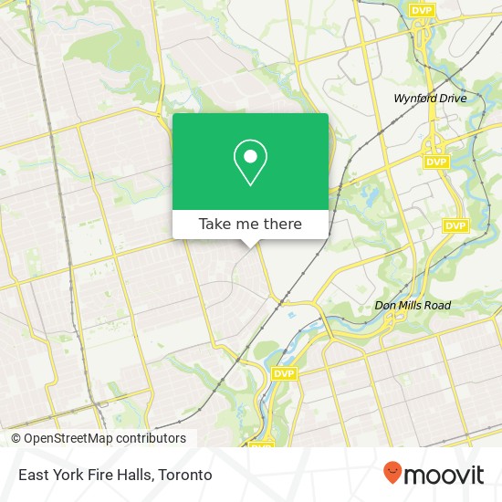 East York Fire Halls map