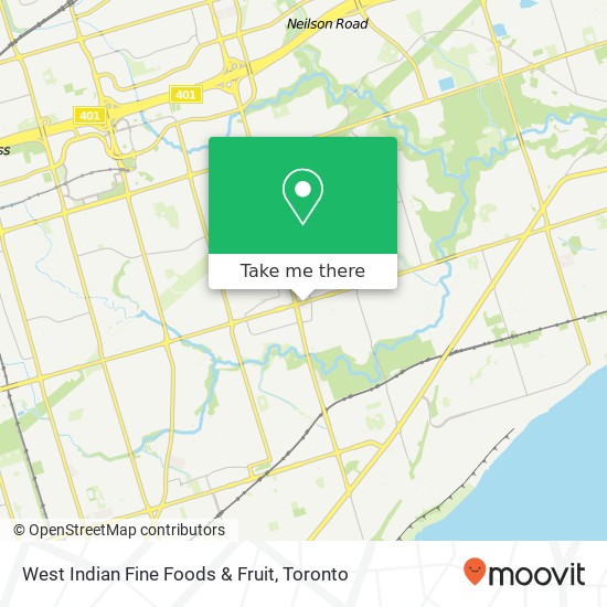 West Indian Fine Foods & Fruit map