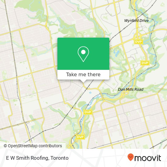 E W Smith Roofing map