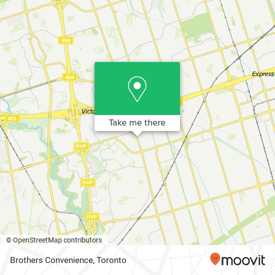 Brothers Convenience map
