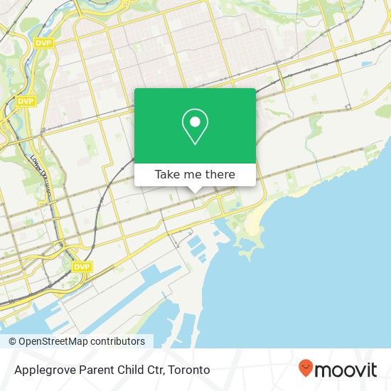 Applegrove Parent Child Ctr map