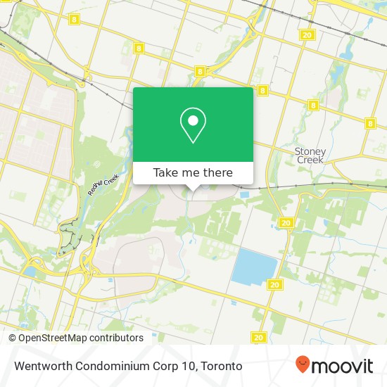 Wentworth Condominium Corp 10 map