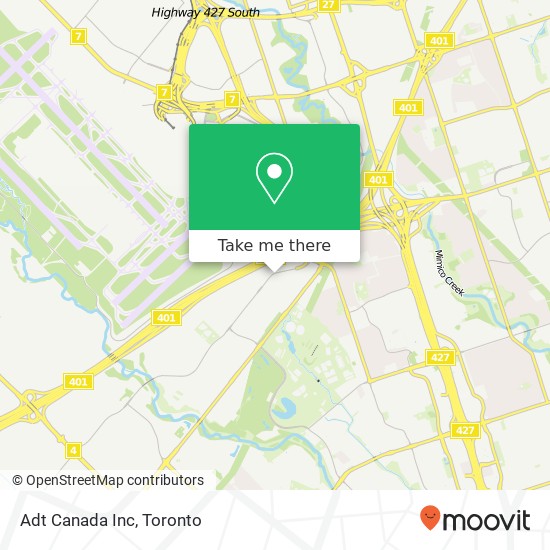 Adt Canada Inc map