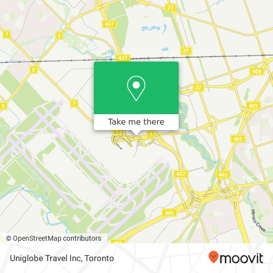 Uniglobe Travel Inc map