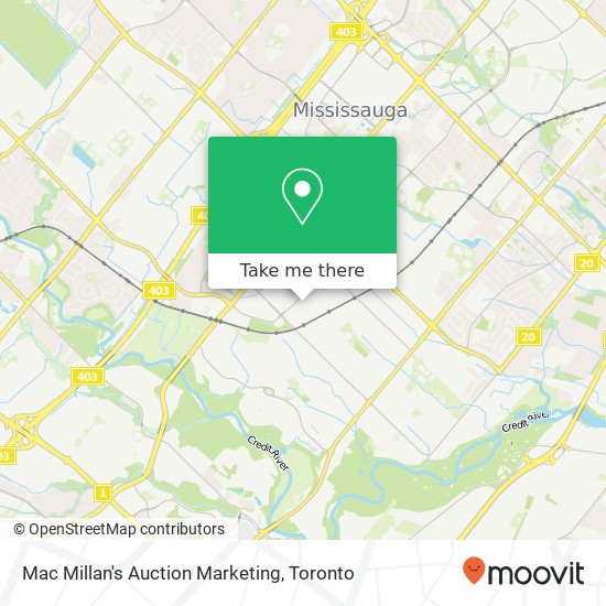 Mac Millan's Auction Marketing map