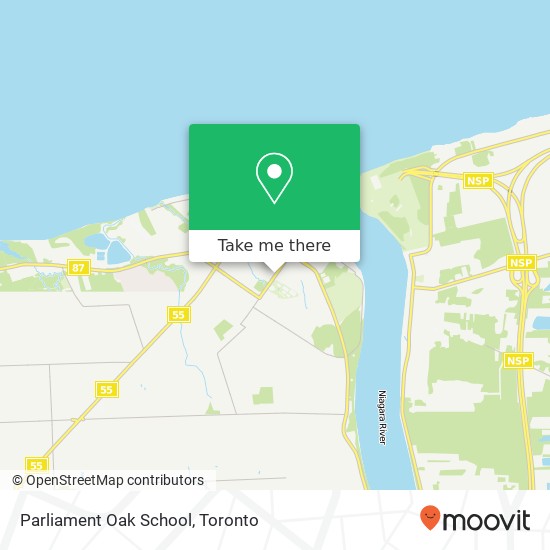 Parliament Oak School map