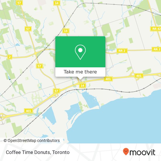 Coffee Time Donuts map