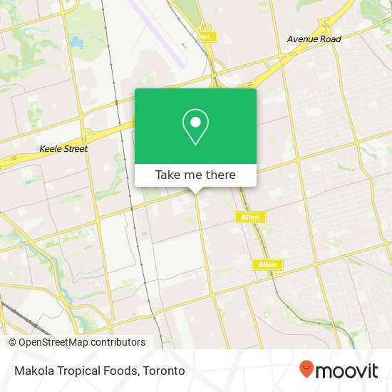 Makola Tropical Foods map