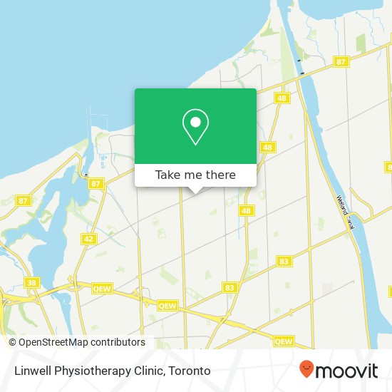 Linwell Physiotherapy Clinic map