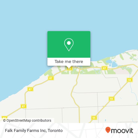 Falk Family Farms Inc map