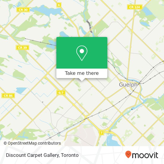 Discount Carpet Gallery map
