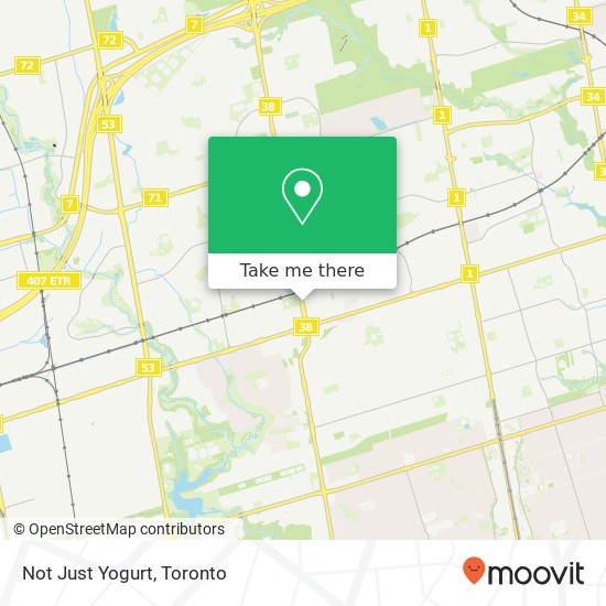 Not Just Yogurt map