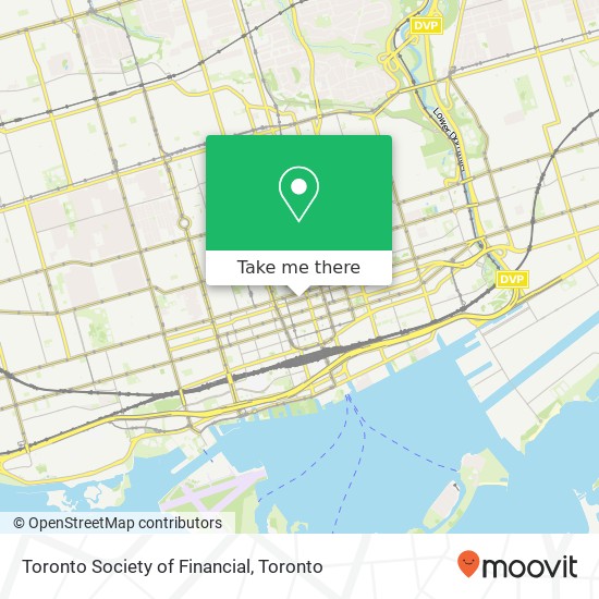 Toronto Society of Financial map