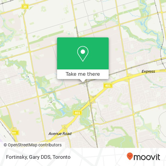 Fortinsky, Gary DDS map