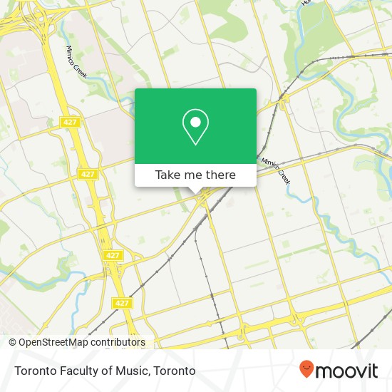 Toronto Faculty of Music map