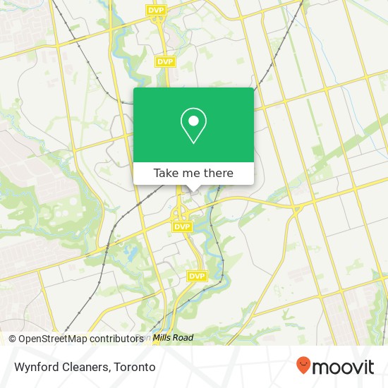 Wynford Cleaners map