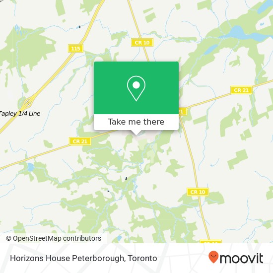 Horizons House Peterborough map