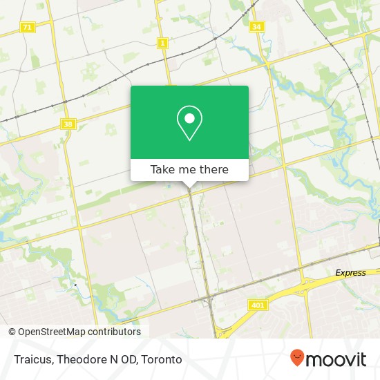 Traicus, Theodore N OD map