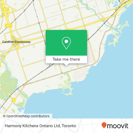 Harmony Kitchens Ontario Ltd map