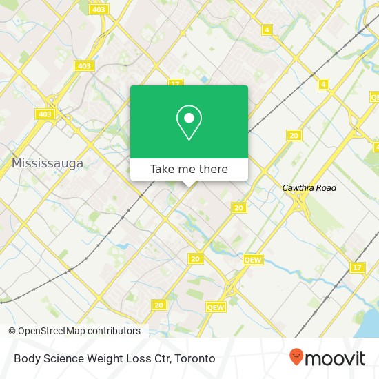 Body Science Weight Loss Ctr map