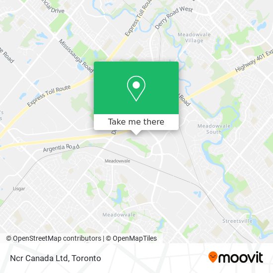 Ncr Canada Ltd map