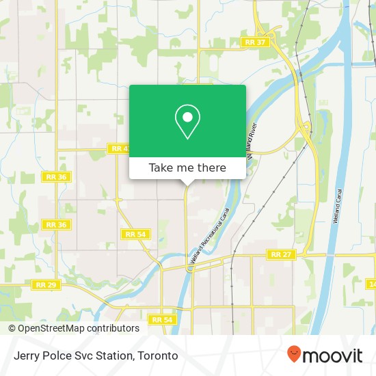 Jerry Polce Svc Station map