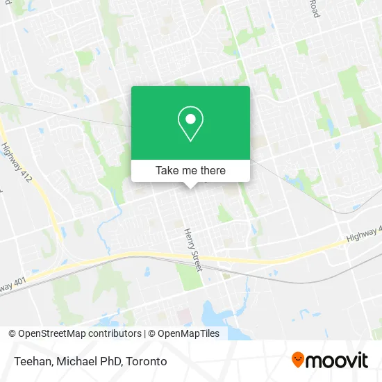 Teehan, Michael PhD map