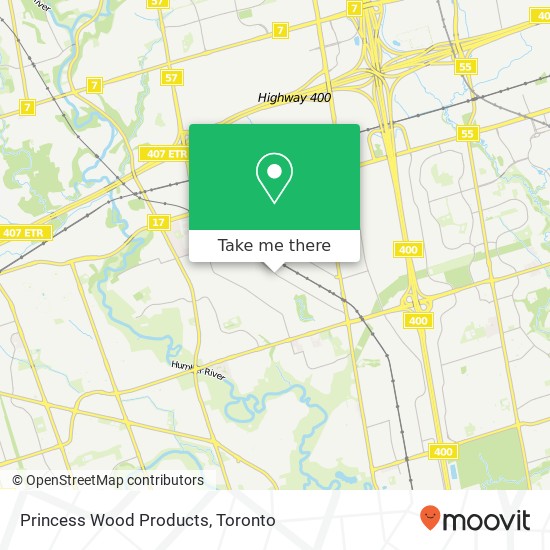 Princess Wood Products map