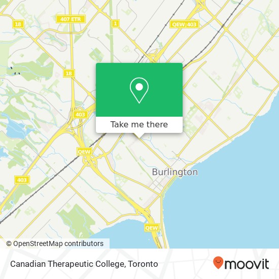 Canadian Therapeutic College map