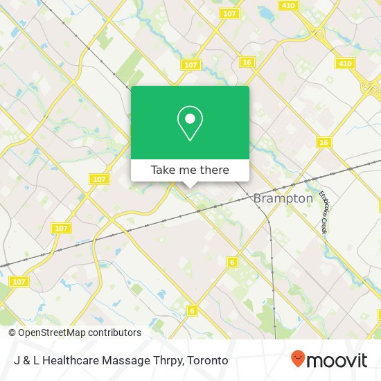 J & L Healthcare Massage Thrpy map