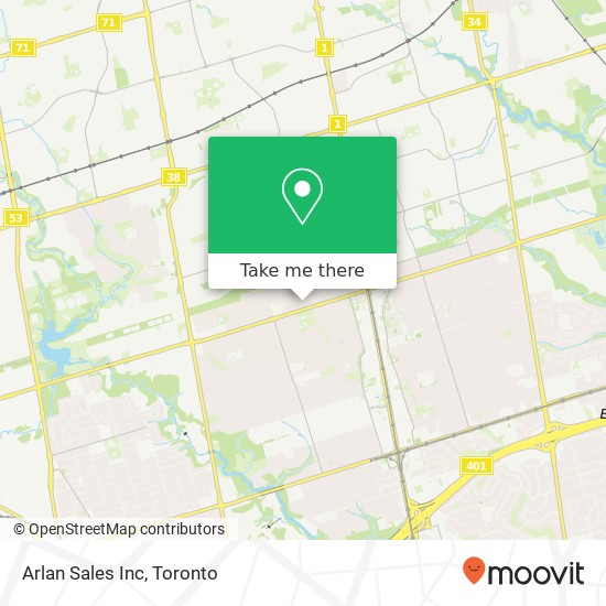 Arlan Sales Inc map