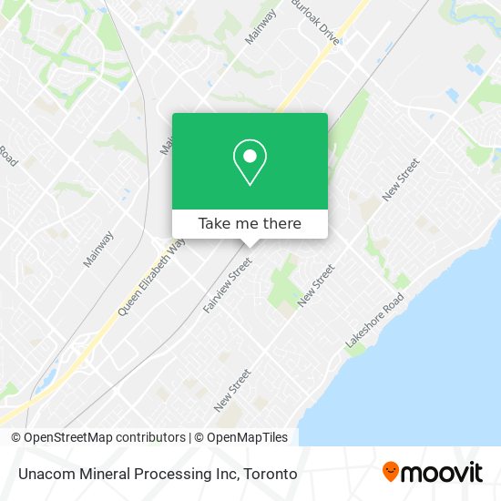 Unacom Mineral Processing Inc map