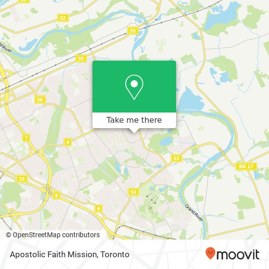 Apostolic Faith Mission map